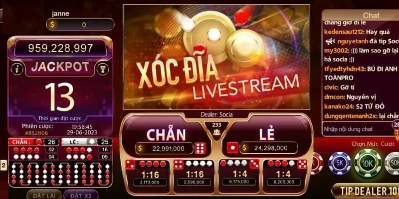 mẹo xóc đĩa Gamvip