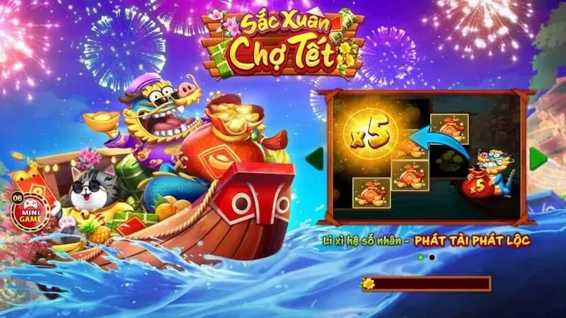 Slot game Sắc Xuân Chợ Tết GamVip 